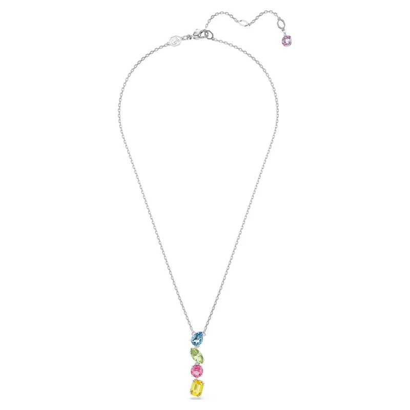 Swarovski Halskette Damen Gema Y Pendant multicolor rhodiniert 5692421