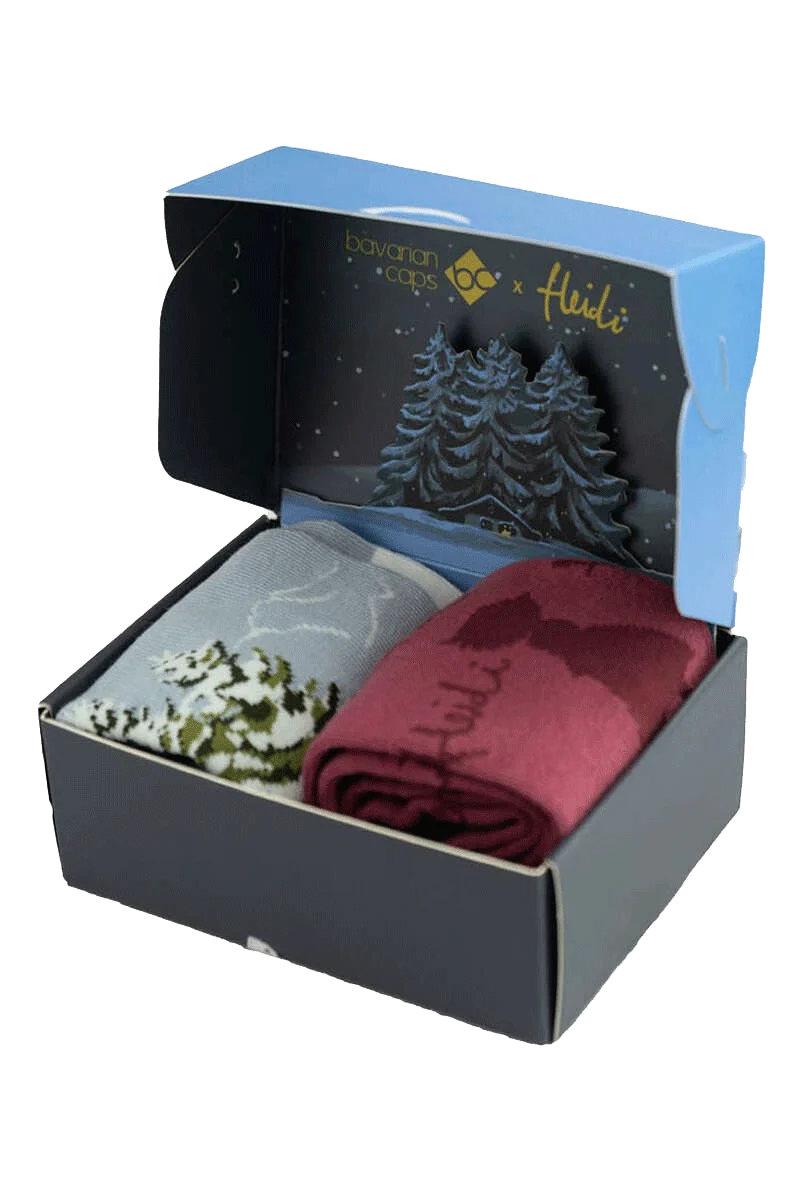 DamenSockenbox 2 Paar (Gr. 36-40) Weihnachtsmotive