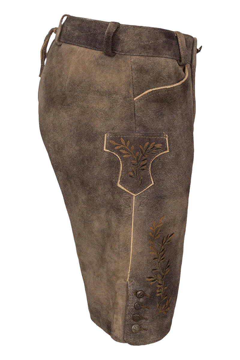 Damenlederhose mit Latz