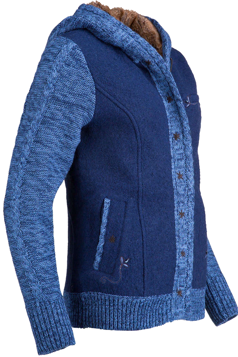 Damen Walk-Strickjacke