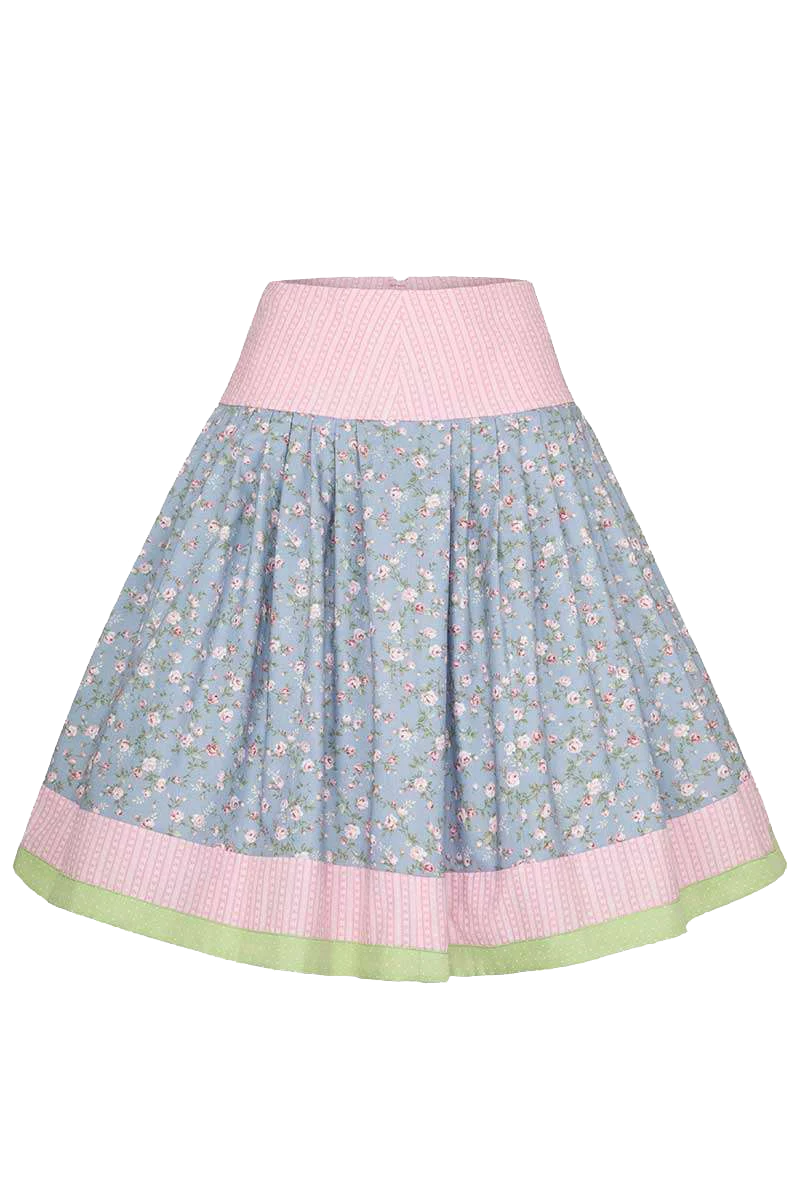 Trachtenrock mit Blumenprint