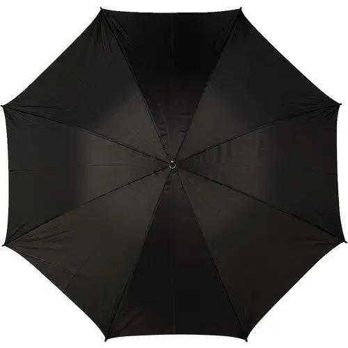 Rosemarie Portierschirm aus Polyester - Schwarz, Eleganter und Zuverlässiger Wetterschutz