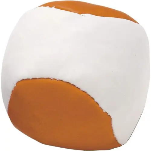 Heidi Jonglierball aus Kunstleder in Leuchtendem Orange