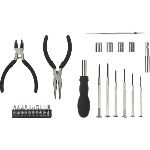 Vielseitiges Werkzeug-Set Alisha – hochwertig, silber, robust und ergonomisch
