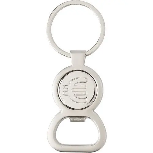 Metall-Schlüsselanhänger Soren in Silber - Elegant & Langlebig