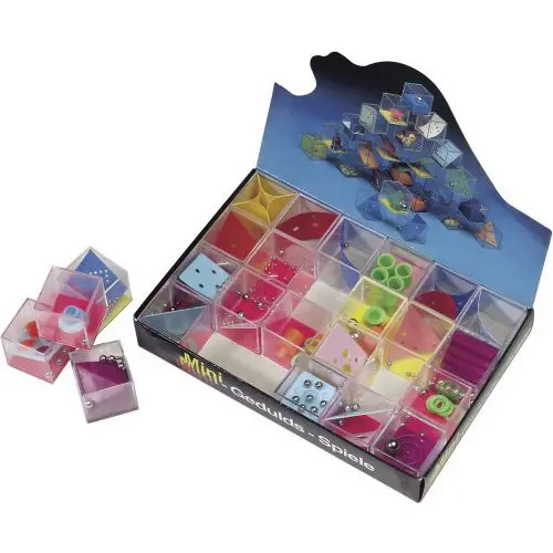 Leslie Buntes Geduldsspiel-Set aus Kunststoff - Förderung von Logik und Geschick