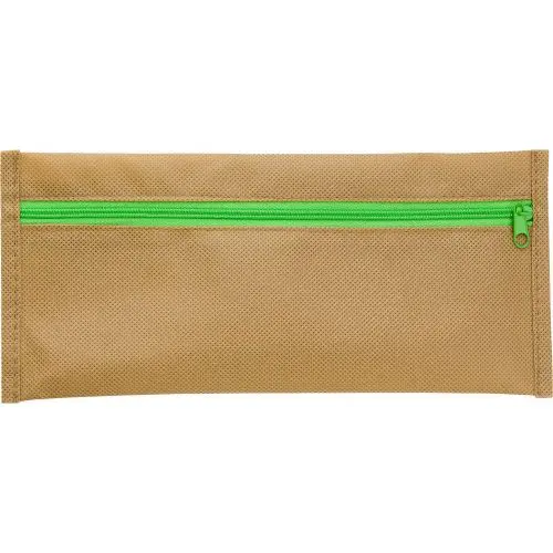 Khaki Bilal Non-Woven Stifte-Etui - Umweltfreundlich & Praktisch