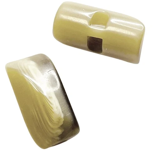 Knebelknopf Beige – Hornimitatknopf K-11-4