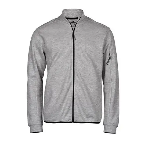 Bequeme Athletic Full Zip Sweatjacke Sportliche Sweatjacke mit Reißverschluss Vielseitige Freizeitmode
