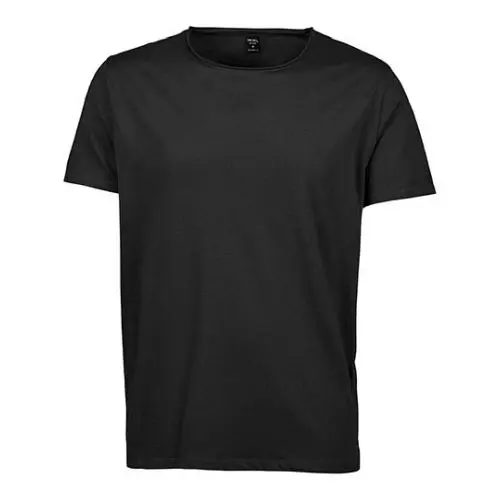 Herren T-Shirt mit ungesäumtem Saum - Lässiger Style für jeden Anlass