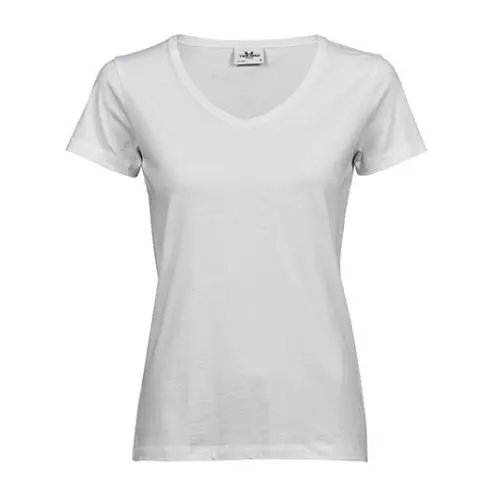 Modisches Damen V-Neck Luxus-T-Shirt, perfekt für elegante Outfits