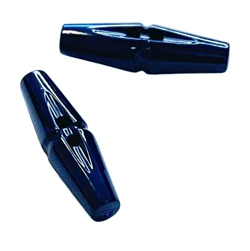 Knebelknopf klassische Form Blau – Kunststoffknopf K-121