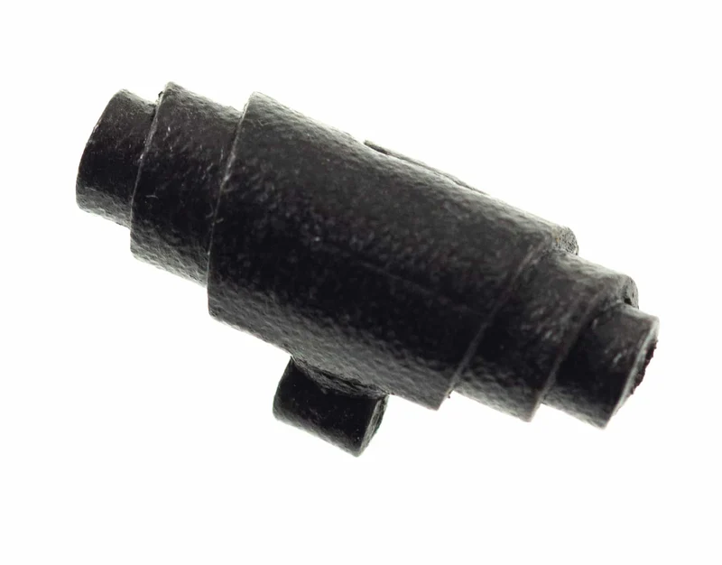Knebelknopf Schwarz – Lederimitatknopf K-78