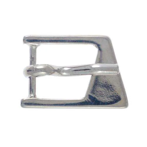 Gürtelschnalle mit Dorn Silberfarben 14 mm – Metallschnalle SM-32