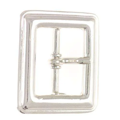 Gürtelschnalle Klassisch Silberfarben 30 mm – Metallschnalle SM-20