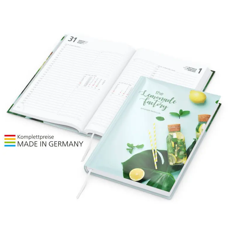 Buchkalender Image mit 4C-Druck - Matt und Individuell Gestaltbar