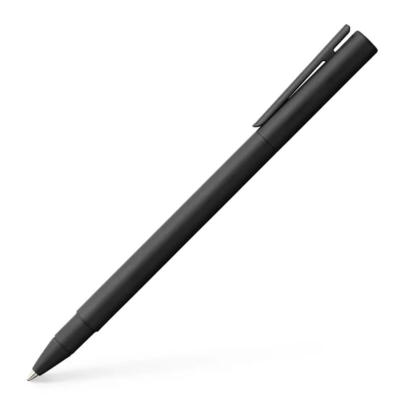 Neo Slim Metal Black Tintenroller – Eleganz in Tiefschwarz