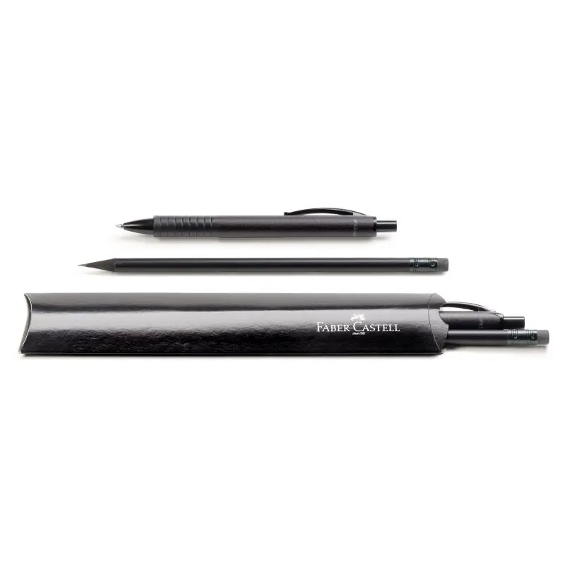 Basic Duo Schreibset - Schwarz, Minimalistisch & Effektiv