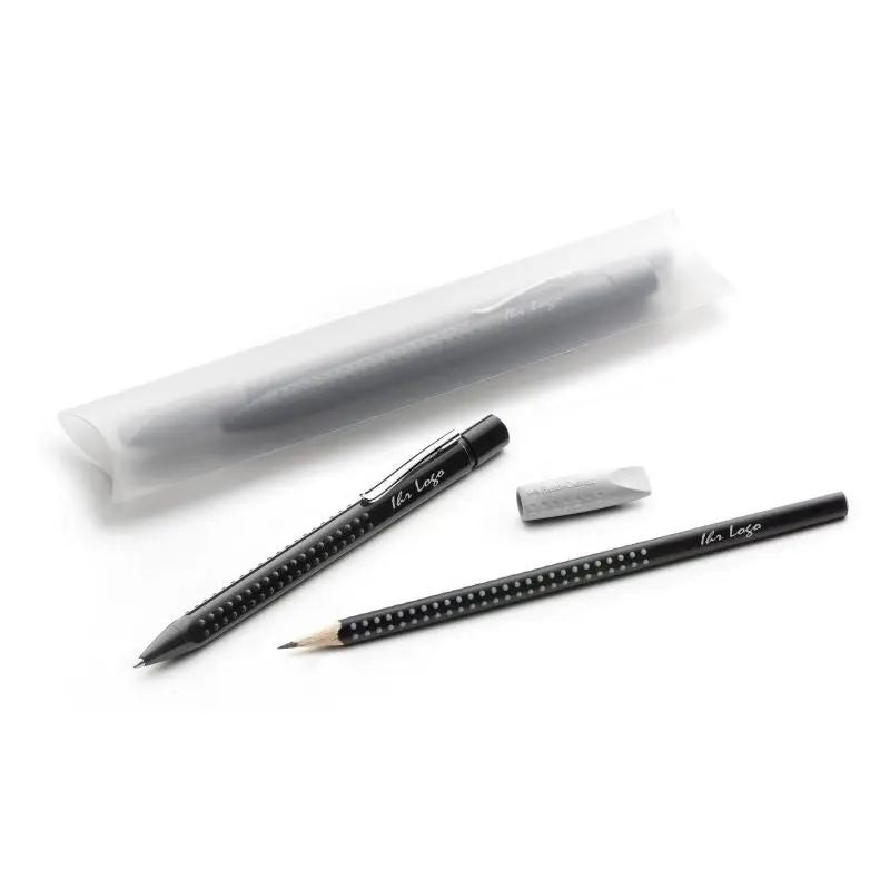 Grip Trio Schreibset - Schwarz, Multifunktional & Ergonomisch