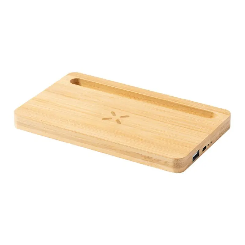 Loubron Organizer mit kabelloser Ladestation - Natürliches Design