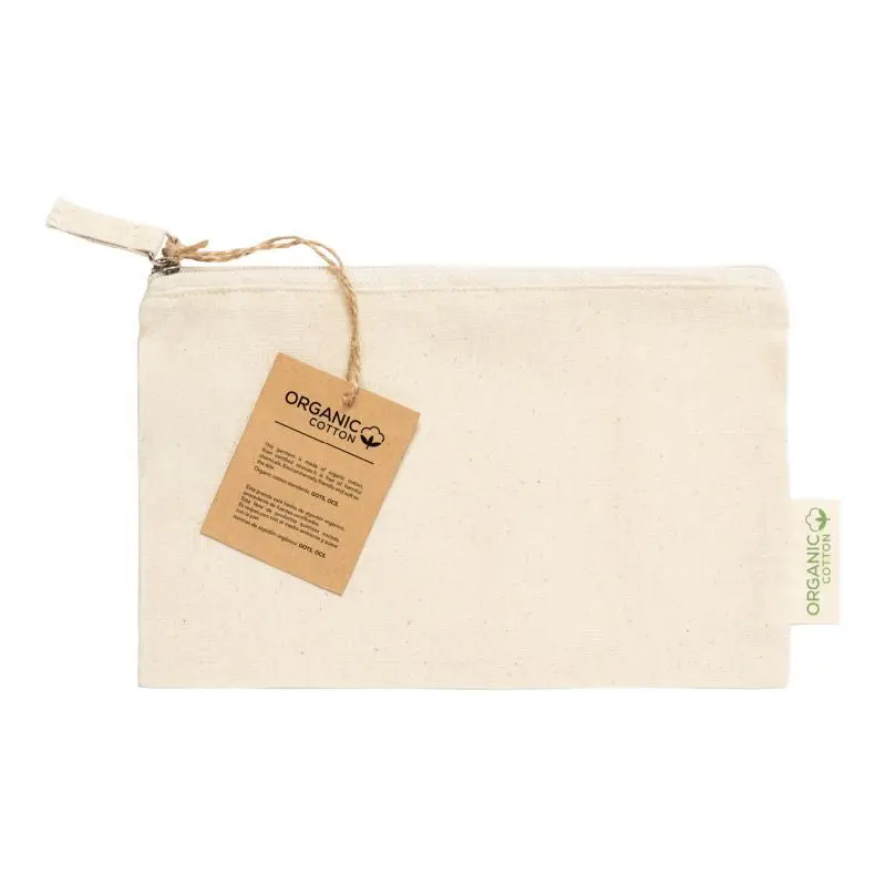 Plumok Natur-Schminktasche – Ökologische, Elegante Kosmetik-Aufbewahrung