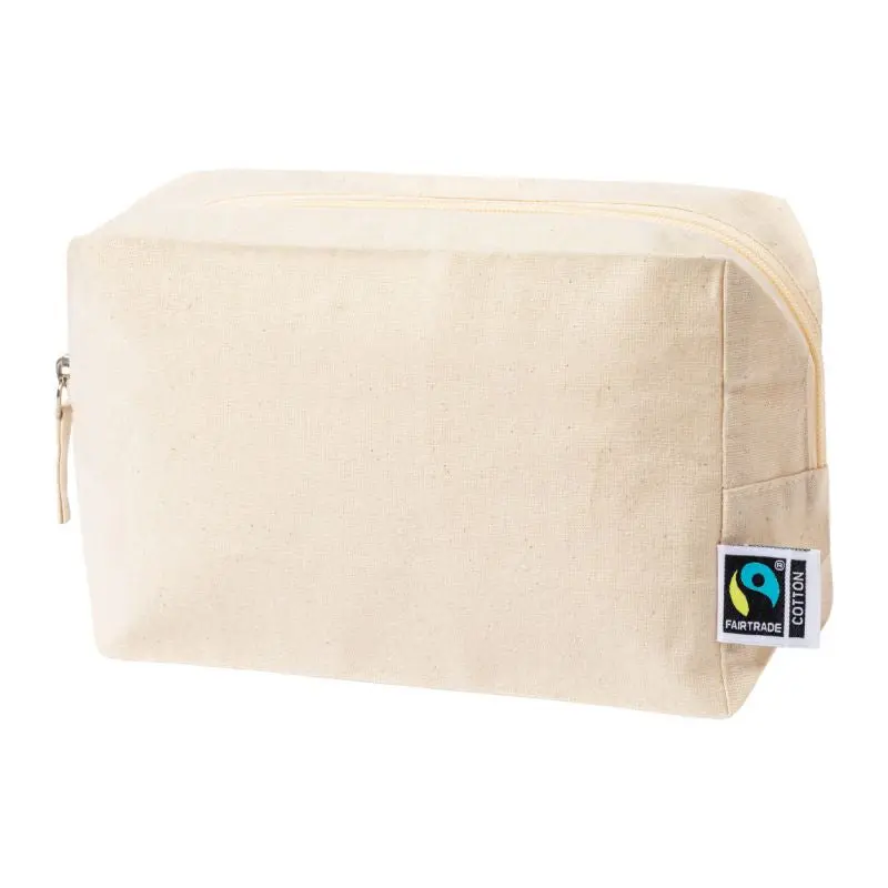 Grafox Naturfarbene Fairtrade Kosmetiktasche