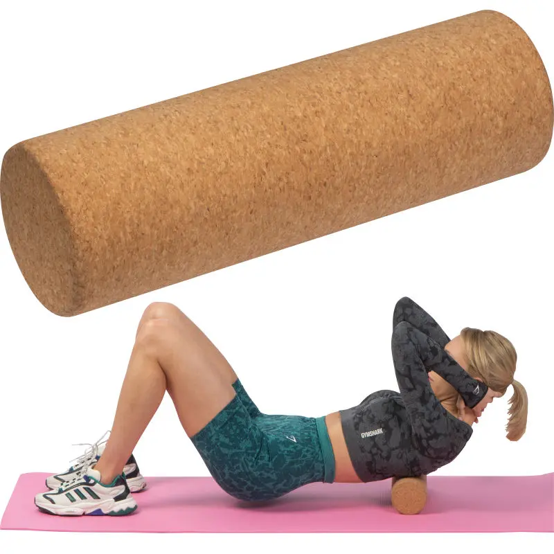 Beige Kork Faszienrolle - Ökologisch & Effektiv für Selbstmassage