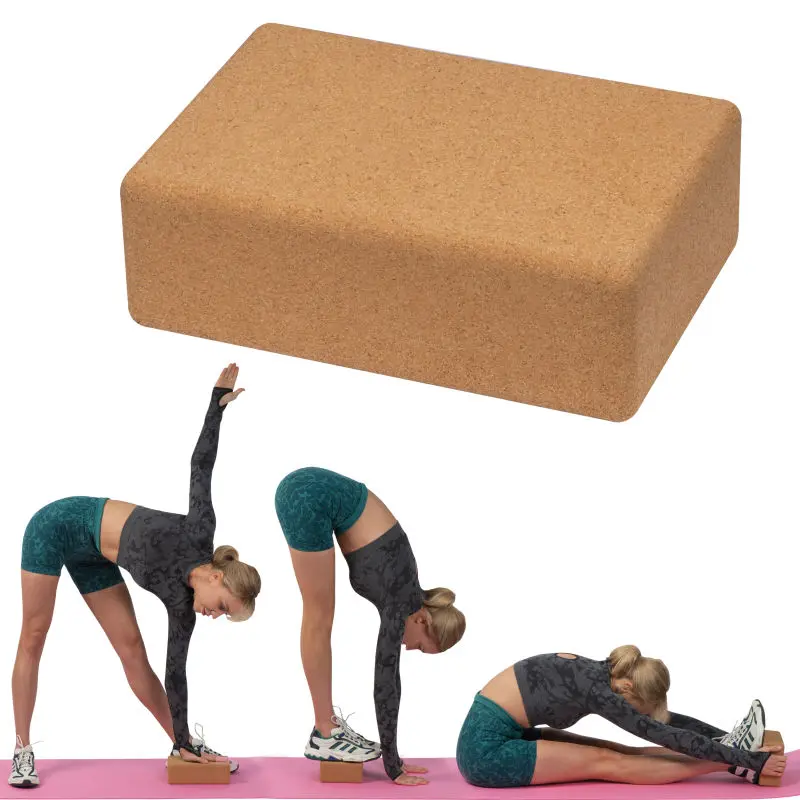 Beige Kork Yogahilfe, Ökologisch & Stützend für verbesserte Praxis