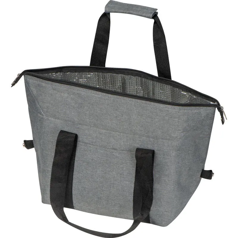 Silbergraue Polyester Cooler Bag: Stilvoll, Praktisch, Vielseitig - Kühlung für Unterwegs