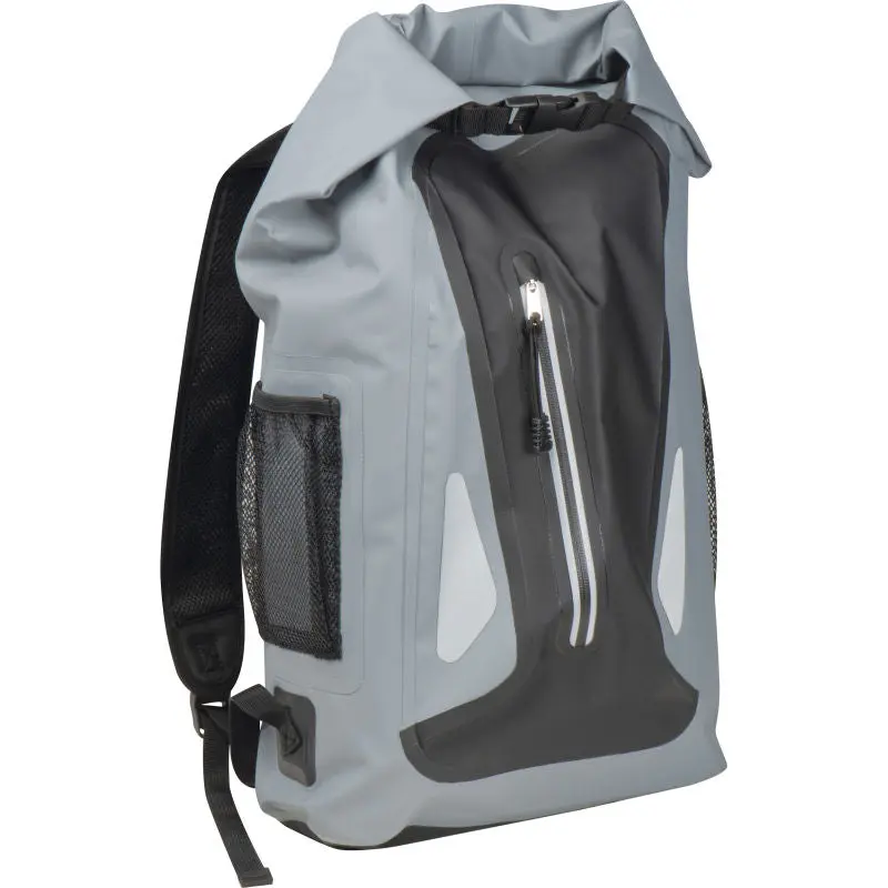 Wasserabweisender Rucksack in Silbergrau – Modern und Schützend