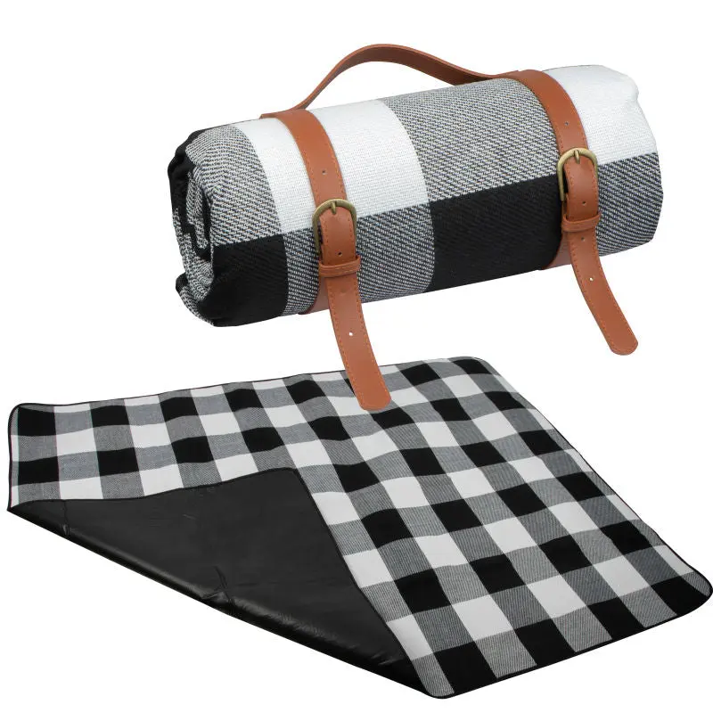 Bunte Picknickdecke mit Tragegurt - Praktisch & Stilvoll für Unterwegs