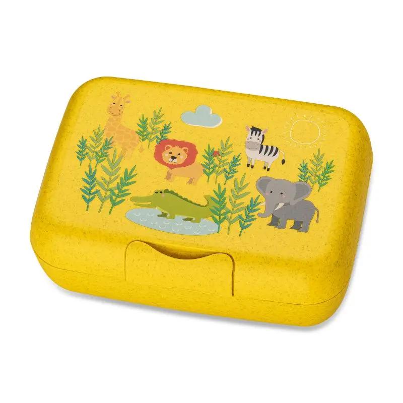 CANDY L AFRICA Lunchbox mit Trennschale - Organic Yellow Praktisch & Umweltfreundlich Vielseitige Aufbewahrung