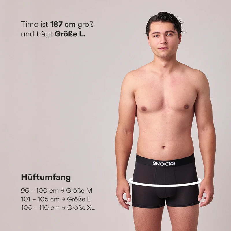 Premium Boxershorts | Mix (Schwarz/Grau/Blau)