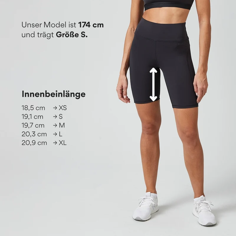 Radlerhose Damen | Schwarz