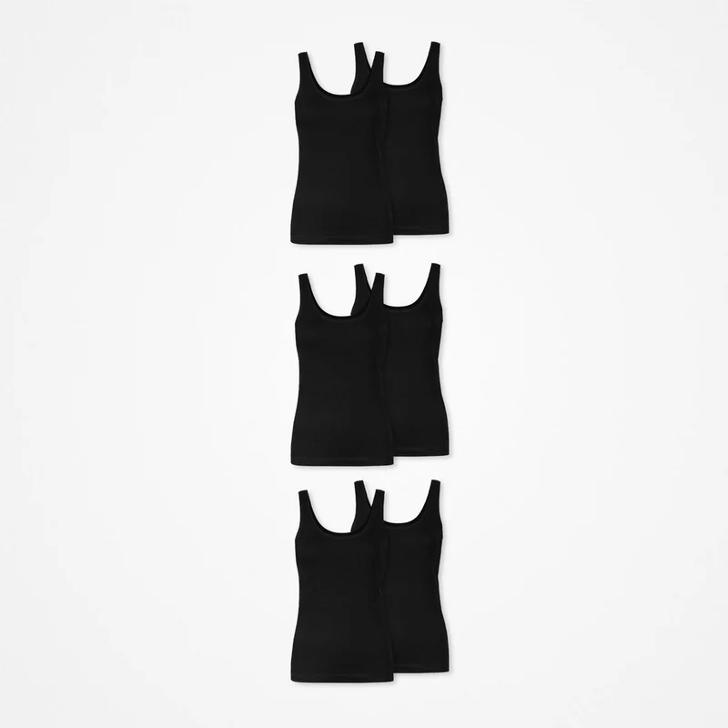 Damen Tank Tops | Schwarz