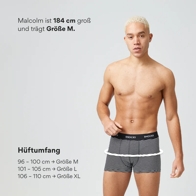 Boxershorts mit Streifen | Olivgrüne Streifen