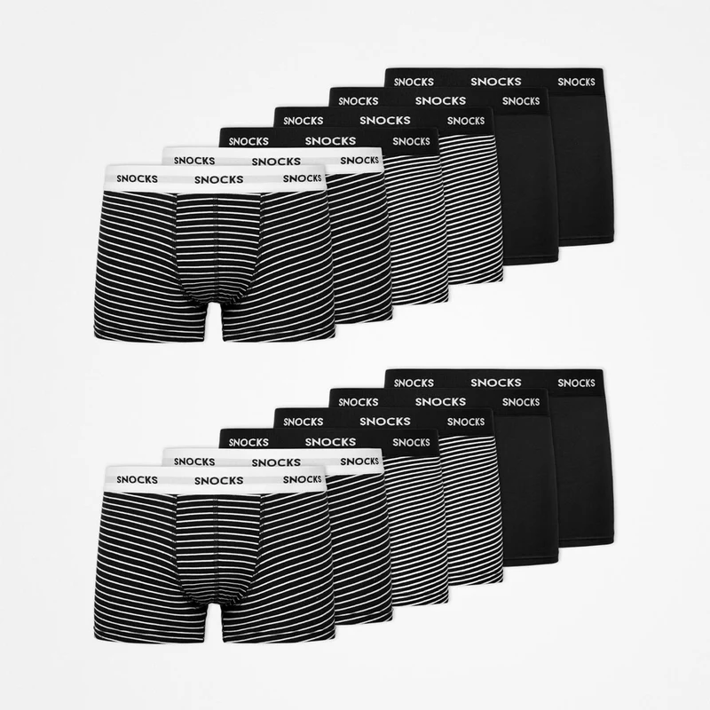 Boxershorts mit Streifen | Schwarze Streifen
