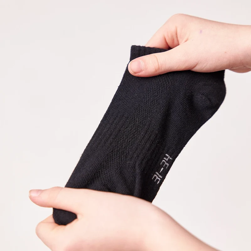 Kinder Sneaker Socken | Mix (Schwarz/Weiß/Grau)