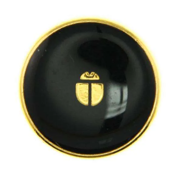Metallknopf Emaille-Lack Gold – Uniformknopf MK-108-SCHW