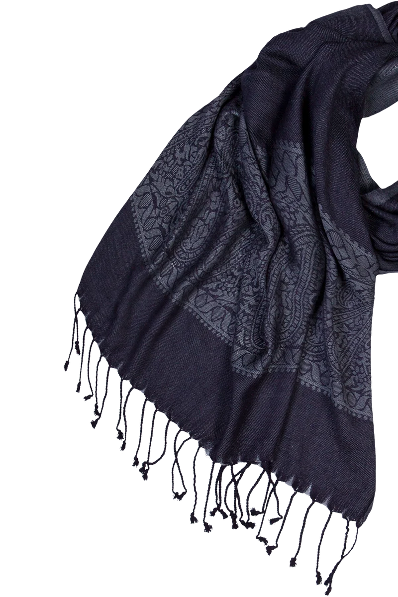 Damen Tuch Pashmina-Stil - darkblue