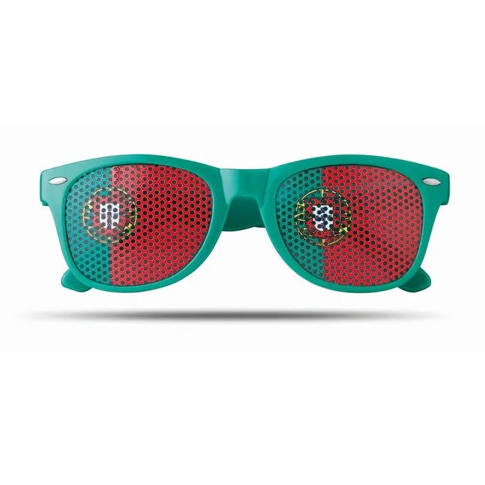 FLAG FUN Fan Sonnenbrille in Gemischten Farben – Lebhaft & Sportlich