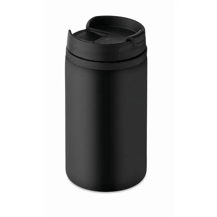 FALUN 250 ml Edelstahl-Trinkbecher, Schwarz