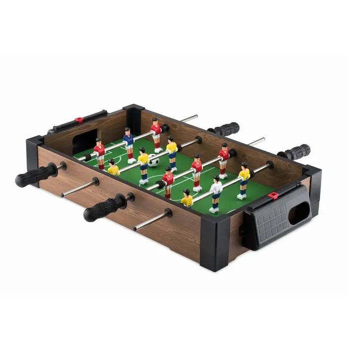 Mini-Tischfußball 'FUTBOL#N' in Bunten Farben – Spaß für Zuhause und Büro
