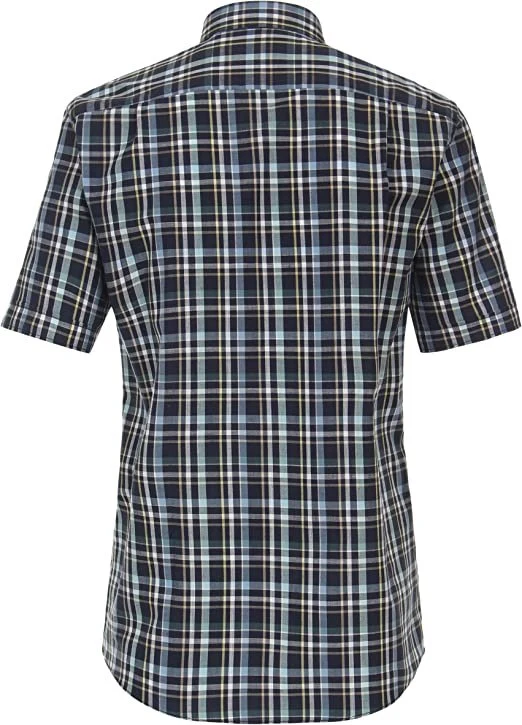 Kurzarm Freizeithemd uni (4XL|uni)