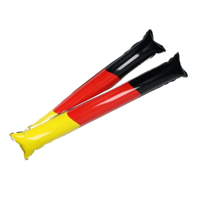 Selbstaufblasende Klopfschlauch-Sticks Deutschland – Fanartikel in Nationalfarben