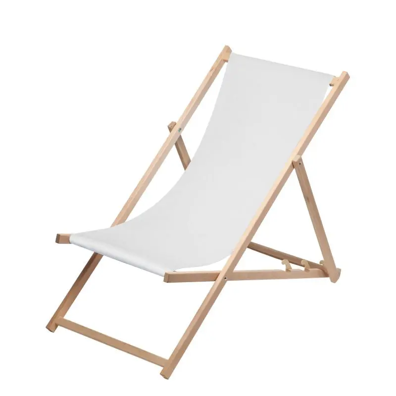Liegestuhl Chillout in Natur und Weiß – Entspannung mit Stil