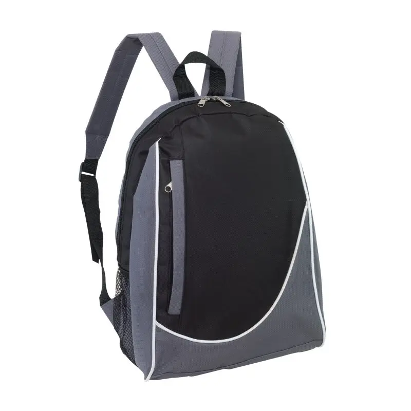 Grau-Schwarzer Rucksack POP - Stilvoller und Funktionaler Begleiter für Alltag und Freizeit