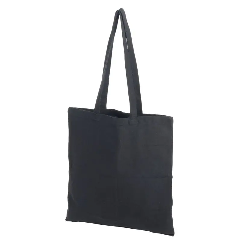 Schwarze Baumwolltasche GRETA – umweltfreundlich, robust, vielseitig, stilvoll