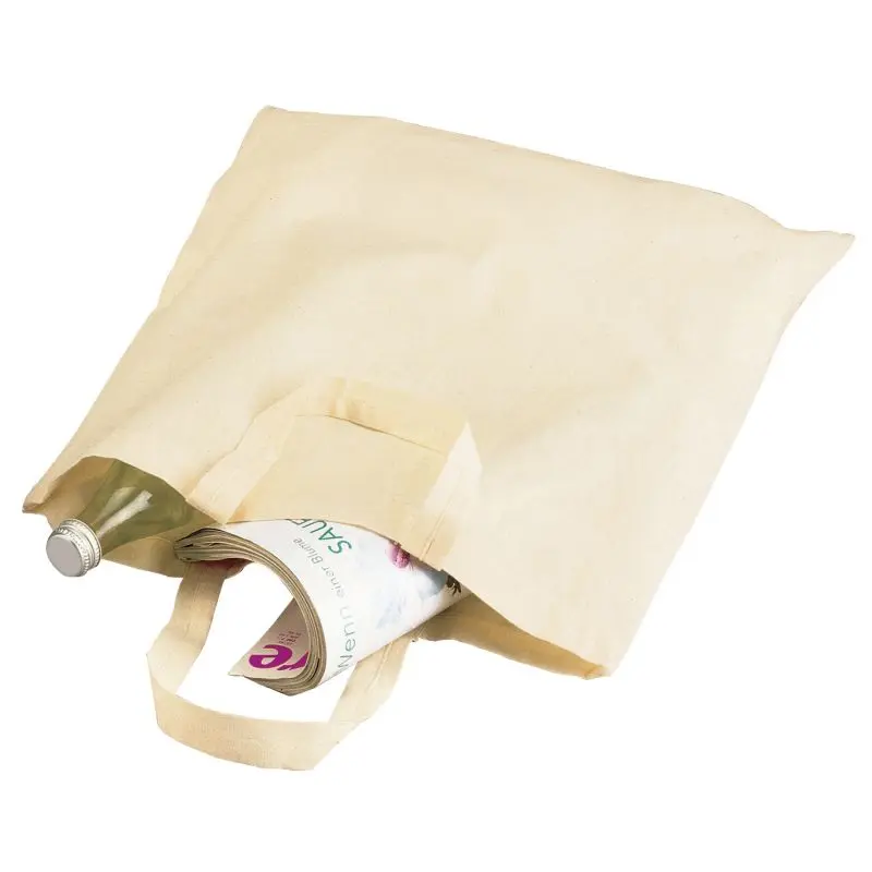 PURE Beige Baumwolltasche, Schlicht & Funktionell