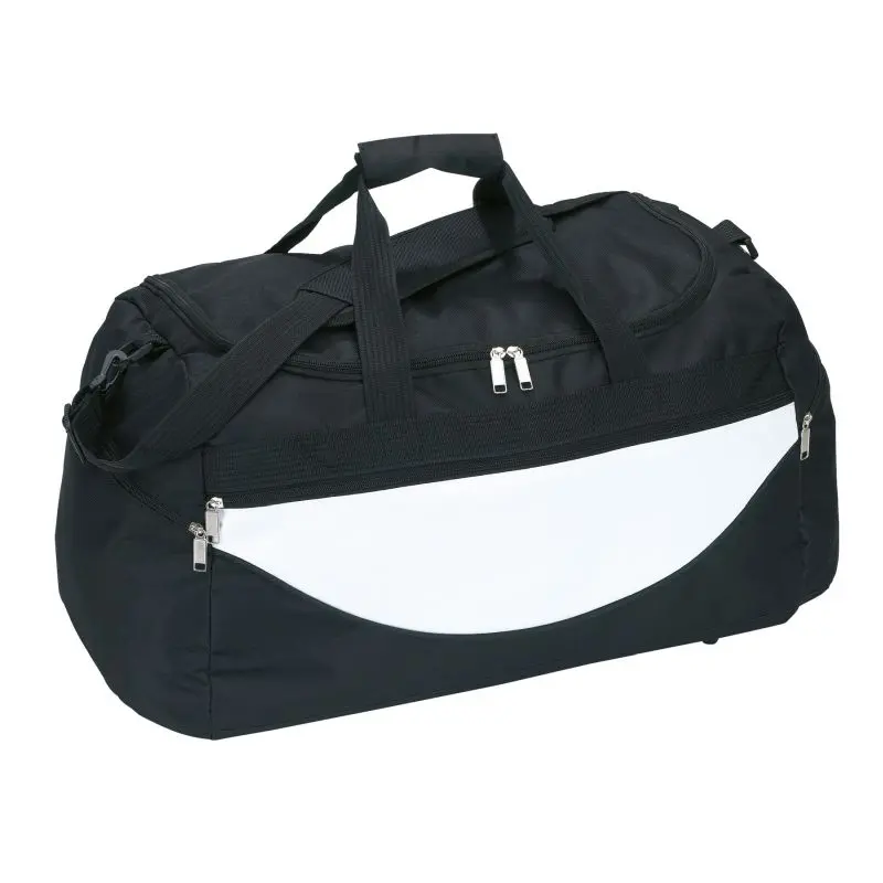 CHAMP Elegante Sporttasche, 35L, Schwarz-Weiß